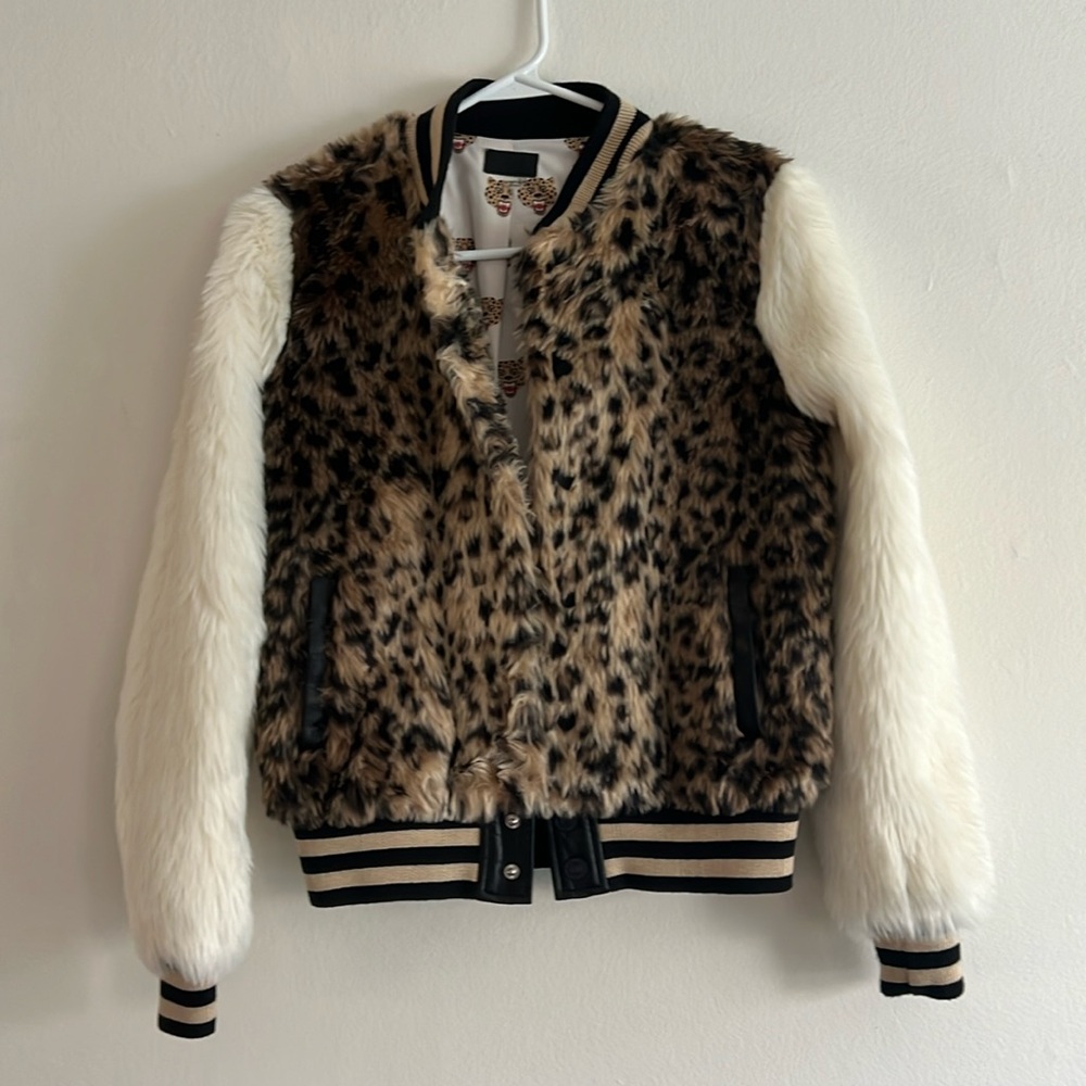 Mother Baseball Snap Jacket in Spot Me